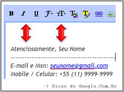 Como criar assinatura com imagem no Gmail