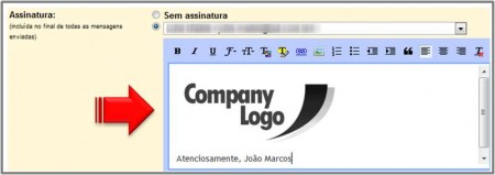 Como criar assinatura com imagem no Gmail