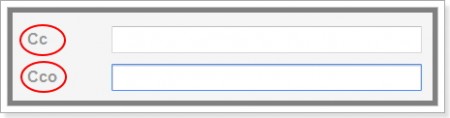 Cópia e Cópia Oculta do Gmail