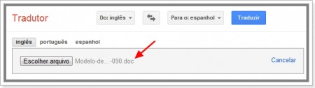 Como traduzir um ficheiro doc no Google Tradutor 