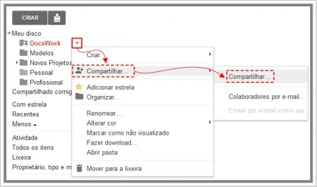 Como Compartilhar Arquivos no Google drive: 