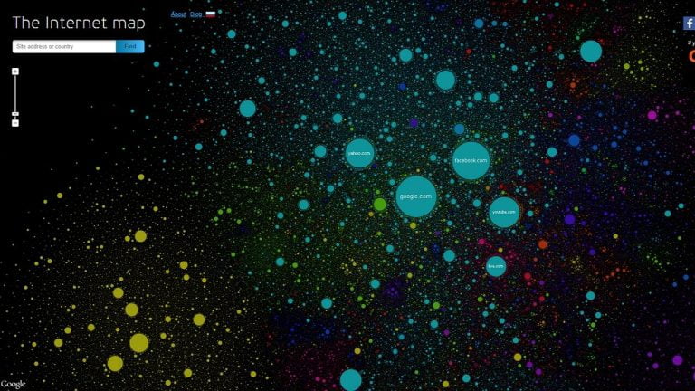 Mapa do Universo da Internet