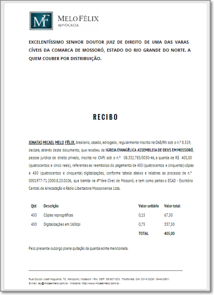 Modelo de papel timbrado em Google Docs  Seo Martin