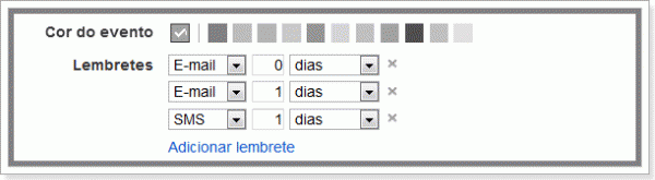 Adicione lembretes e não tenha mais surpresas