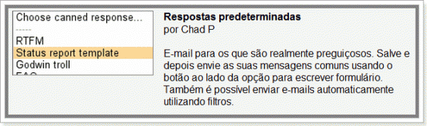 Lab  Respostas predeterminadas