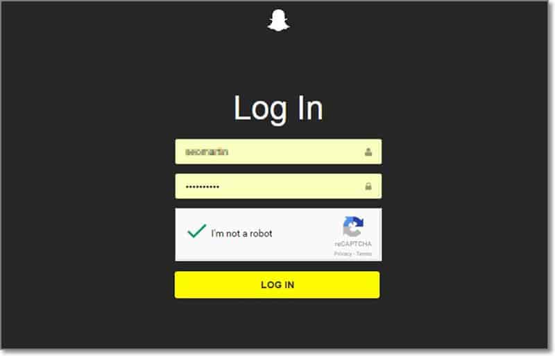 login snapcode snapchat