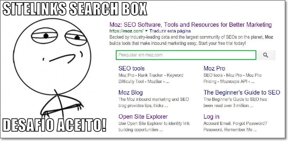 Sitelink Search Box Meme