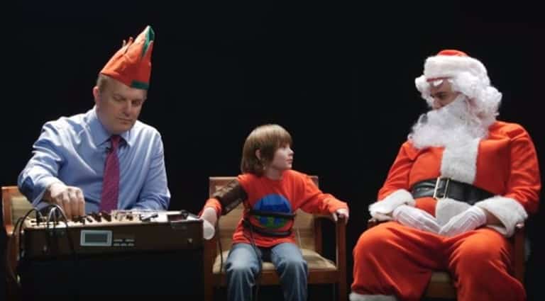 Papai Noel e detector de mentiras