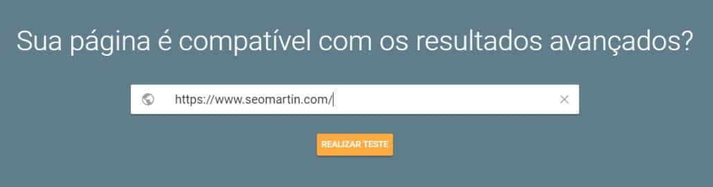 Nova ferramenta de teste de dados estruturados do Google