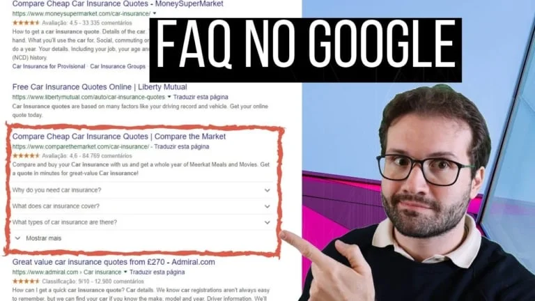 Como Inserir dados Estruturados de FAQ na Serp do Google