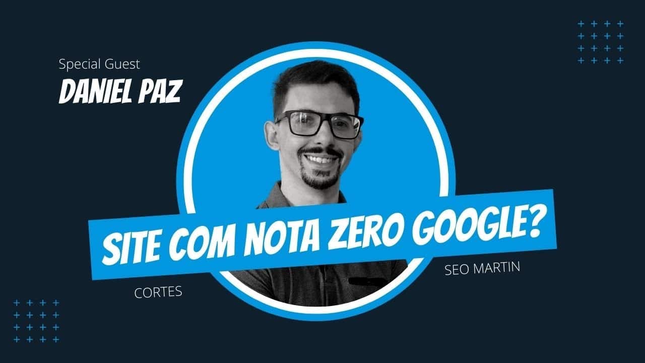 Seo Martin apresenta um site nota zero no Google Page Speed.
