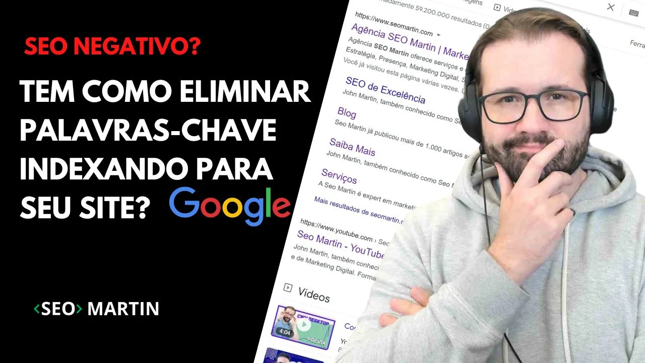 seo martin explica se tem como remover palavras-chave se pesquisas