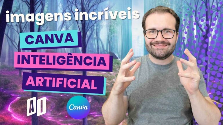 Como usar Inteligência Artificial no Canva para criar imagens Incríveis!