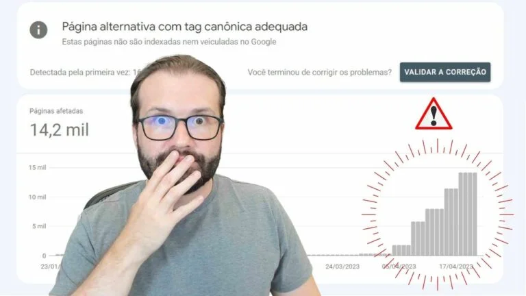 Página alternativa com tag canônica adequada? Como resolver?