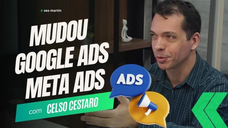 Celso Cestaro em podcast sobre meta e google ads