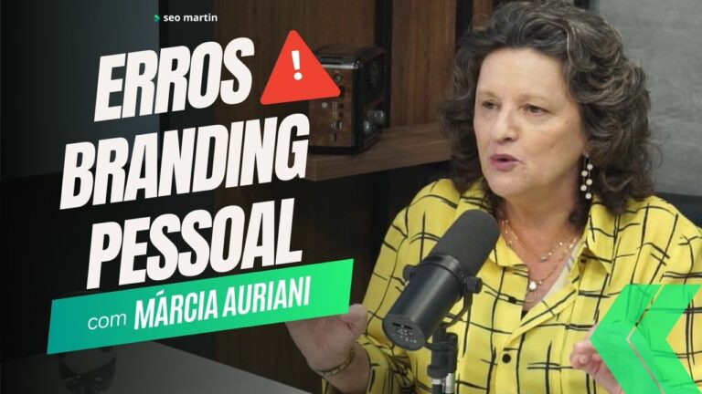 Márcia Auriani em podcast sobre branding