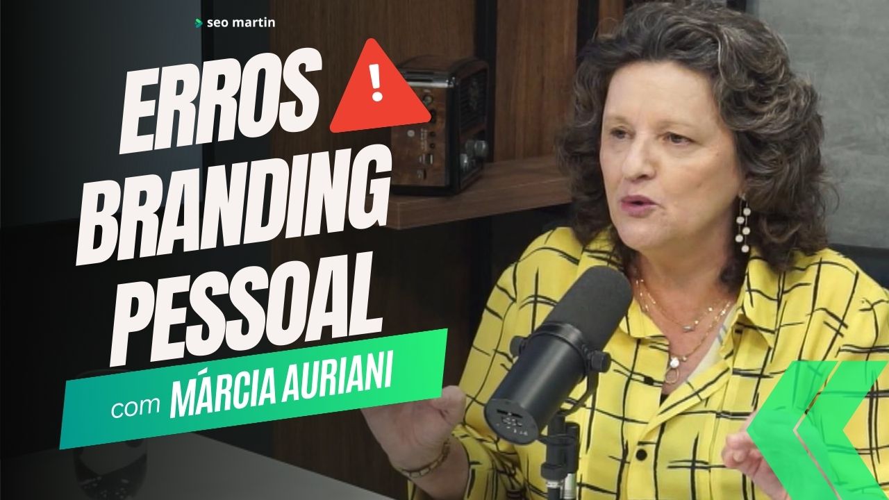 Márcia Auriani em podcast sobre branding