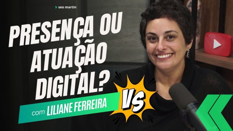 Liliane Ferreira em podcast sobre marketing digital