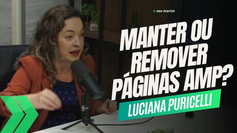 Luciana Puricelli em podecast sobre páginas amp em portais de notícias