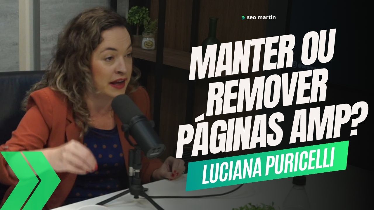 Luciana Puricelli em podecast sobre páginas amp em portais de notícias