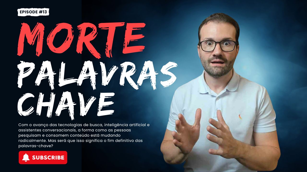 john martin na frente de uma cenário assustador fala sobre a morte das palavras-chave e seo