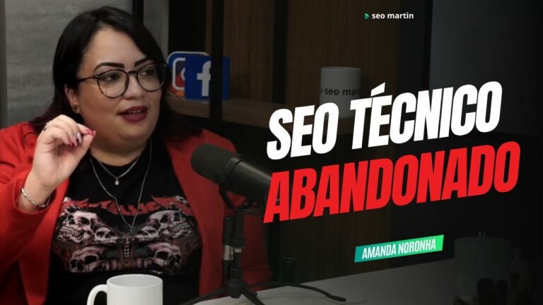 Amanda Noronha durante podcast Martincast