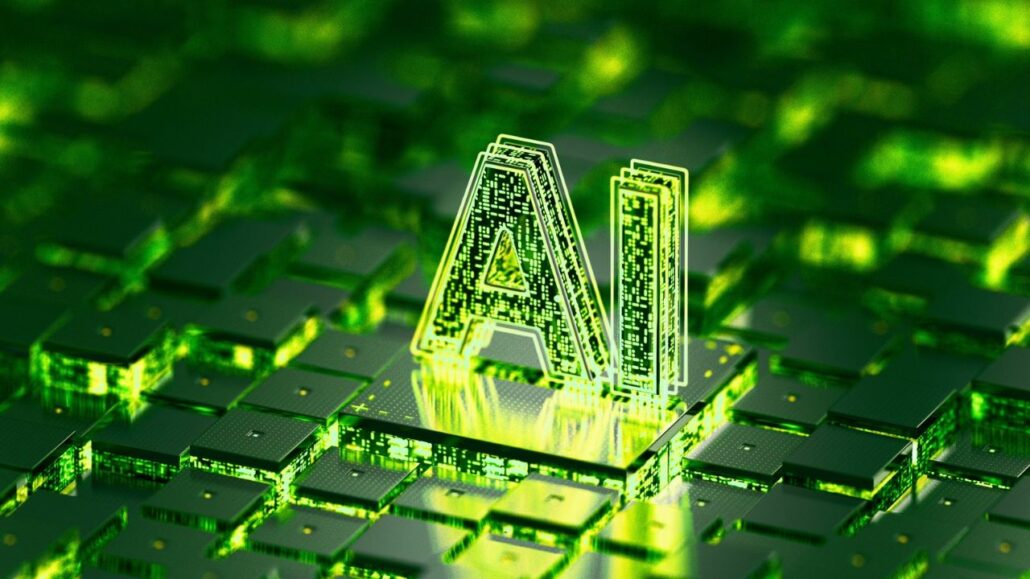 ilustração representando inteligência artificial