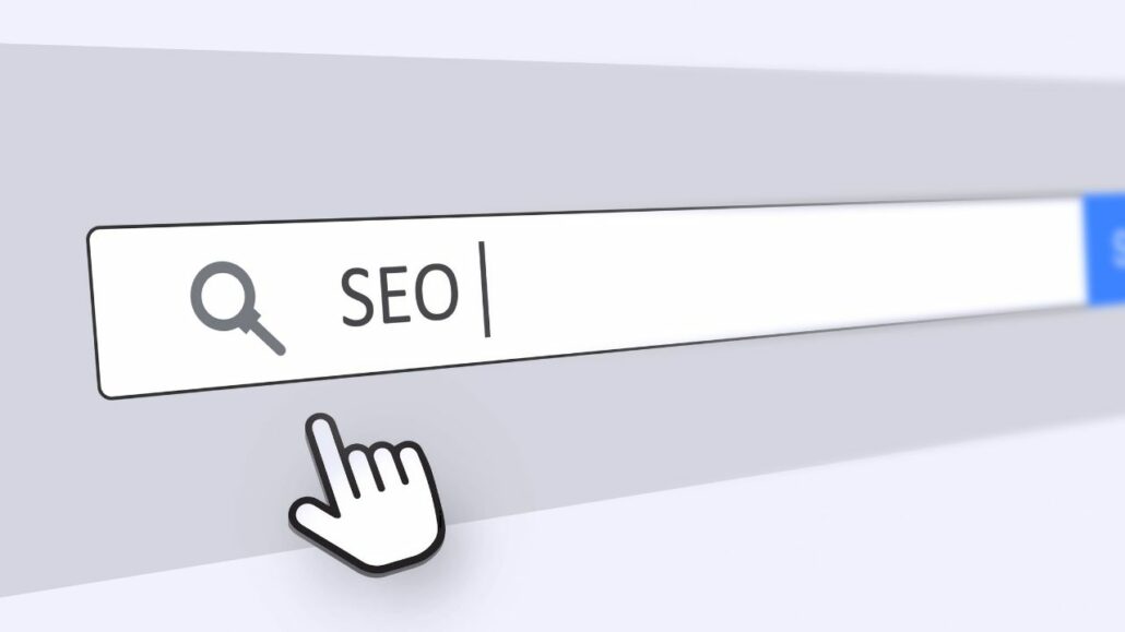 SEO sendo pesquisado em mecanismo de busca na internet
