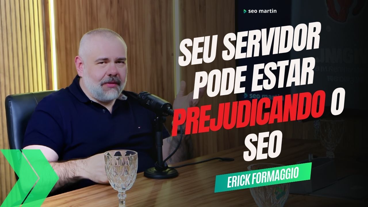 Erick Formaggio durante podcast Martincast