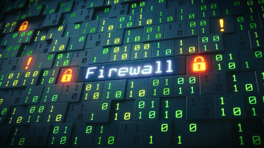 exemplo de firewall de rede